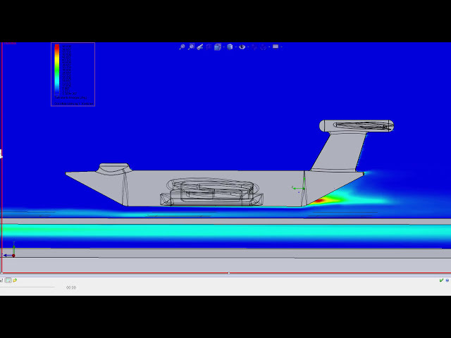 فیلم آموزشی: Ekranoplan Ground Effect Vehicle - SolidWorks Flow Simulation