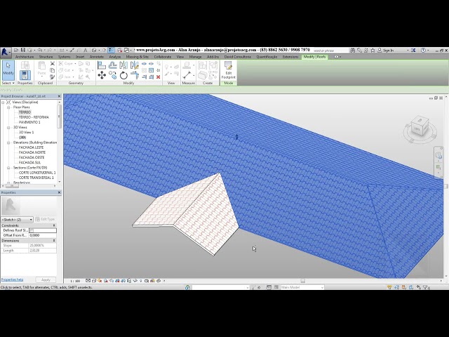 فیلم آموزشی: [REVIT] نحوه پیوستن به سقف ها - به Unjoin Roof بپیوندید با زیرنویس فارسی