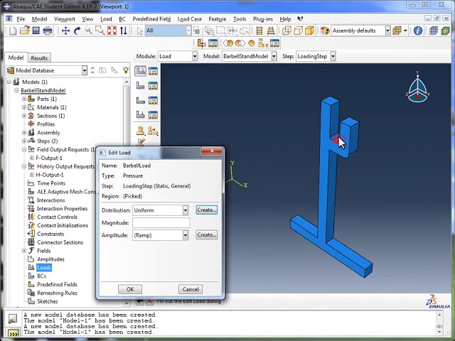 فیلم آموزشی: 1.m) Abaqus Basics - اعمال بار با زیرنویس فارسی