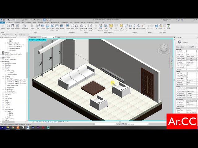 فیلم آموزشی: RD127. نحوه ساخت قرنیز زینتی کلاسیک پارامتریک در Revit. قرنیز و قالب گیری در Revit. با زیرنویس فارسی