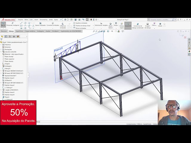 فیلم آموزشی: Class 318 - انبار سرپوشیده کاشی ذوزنقه ای - Solidworks - Marcelo Pereira با زیرنویس فارسی