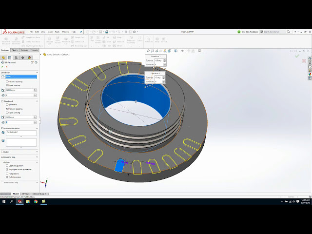 فیلم آموزشی: ایجاد رشته های صاف با SOLIDWORKS 2017 با زیرنویس فارسی