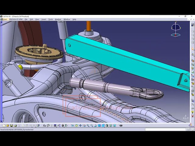 فیلم آموزشی: طراحی مونتاژ شاسی در CATIA