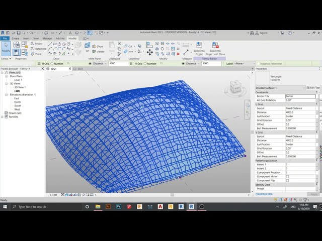 فیلم آموزشی: خرپا پارامتری در Revit 2021 با زیرنویس فارسی