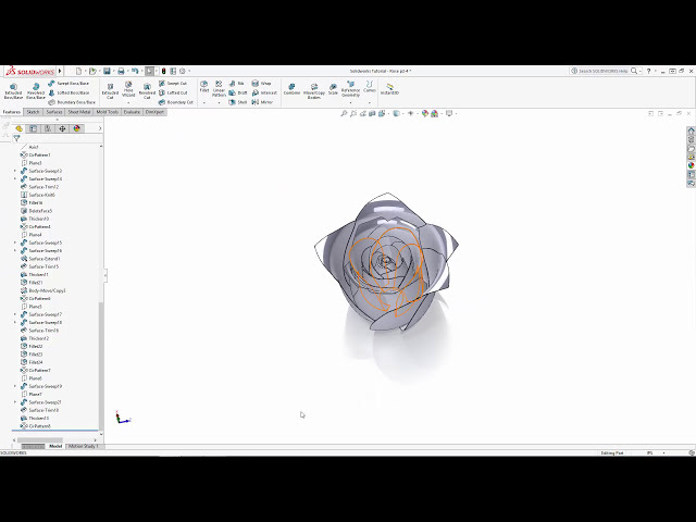 فیلم آموزشی: SOLIDWORKS Rose Tutorial - قسمت 2 با زیرنویس فارسی