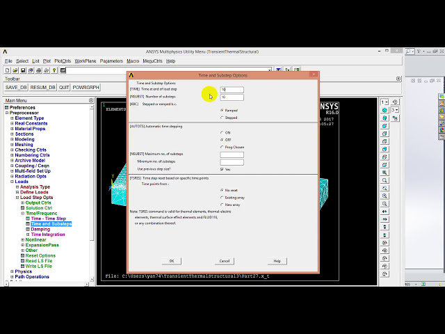 فیلم آموزشی: تجزیه و تحلیل حرارتی و ساختاری گذرا ANSYS APDL Coupled Leaser Cut7