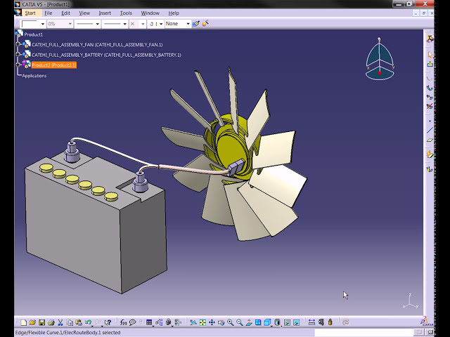 فیلم آموزشی: CATIA V5 - ایجاد بسته‌ها و مسیریابی مهار