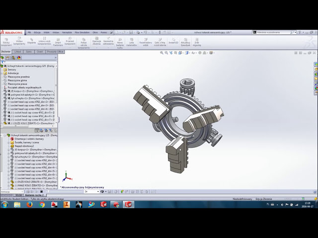 فیلم آموزشی: چاک تراش در SolidWorks - ساخت و بهره برداری