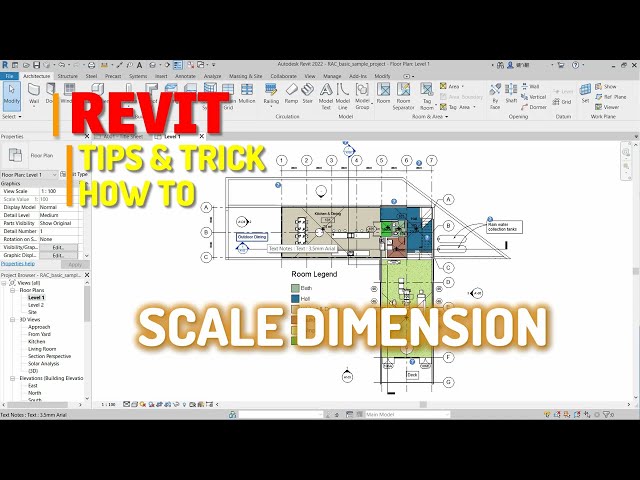 فیلم آموزشی: آموزش Revit How To Scale Dimension با زیرنویس فارسی