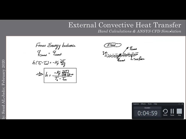 فیلم آموزشی: تخمین ضخامت لایه مرزی و ضریب همرفت HT توسط ANSYS Fluent