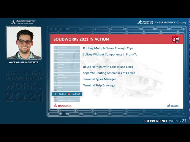 فیلم آموزشی: SOLIDWORKS Routing and Electrical - What's New 2021 با زیرنویس فارسی