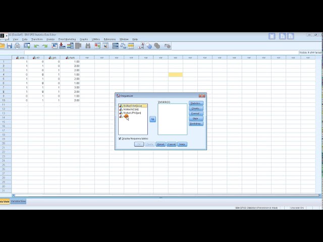 فیلم آموزشی: SPSS برای تازه کارها: تعداد تیک ها را برای سوال چند گزینه ای بشمارید با زیرنویس فارسی