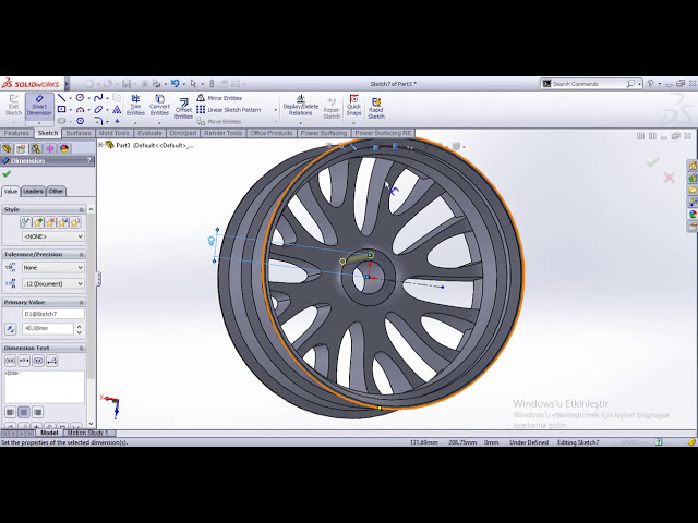 فیلم آموزشی: SolidWorks Rim / Jant