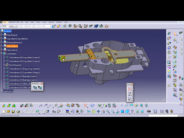 فیلم آموزشی: CATIA V5 Eğitim (#41) Tutorial DMU Kinematics Assembly Constraints Conversion