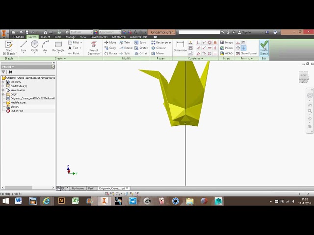 فیلم آموزشی: تبدیل .stl Mesh به فایل جامد در Autodesk Inventor