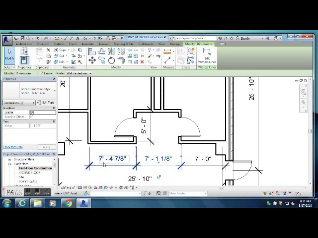 فیلم آموزشی: Revit Editing Dimensions با زیرنویس فارسی