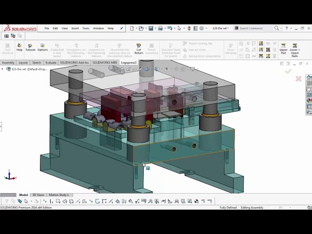 فیلم آموزشی: طراحی پیشروی قالب با استفاده از لوگوپرس SolidWorks