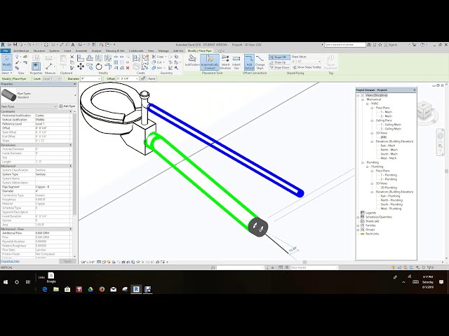 فیلم آموزشی: Revit ارتقاء Arch Plumbing به MEP با زیرنویس فارسی