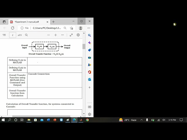 فیلم آموزشی: سخنرانی MATLAB-5 (تعیین تابع انتقال در سیستم کنترل)