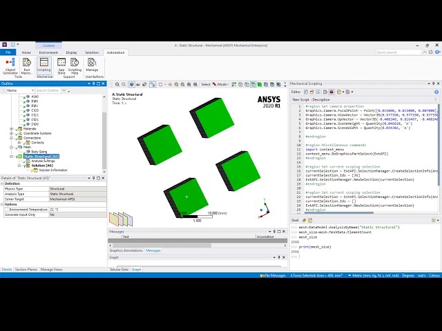 فیلم آموزشی: Ansys Mechanical Scripting: قسمت 1 با زیرنویس فارسی