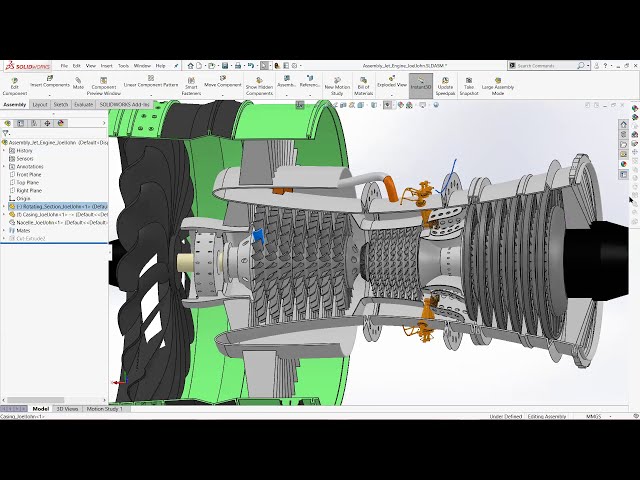 فیلم آموزشی: مدلسازی موتور جت توربوفن | پروژه های Skill-Lync | برنامه Ultimate Solidworks