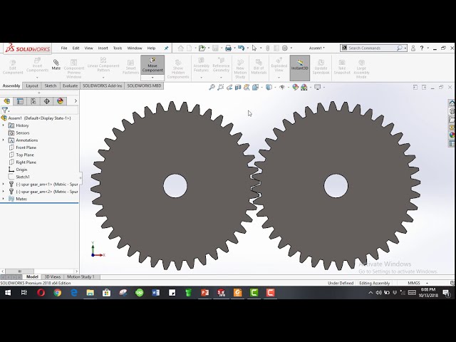 فیلم آموزشی: نحوه طراحی چرخ دنده ها در Solidworks از جعبه ابزار با زیرنویس فارسی