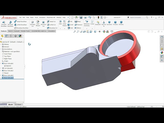 فیلم آموزشی: تمرین 87 آموزش پیشرفته SolidWorks