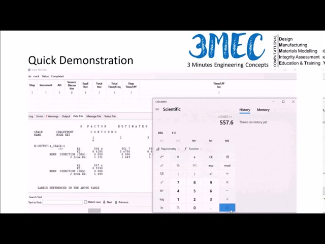 فیلم آموزشی: Contour Integrals، J-Integral، قابلیت اطمینان و ارزیابی یکپارچگی - آموزش ABAQUS با زیرنویس فارسی