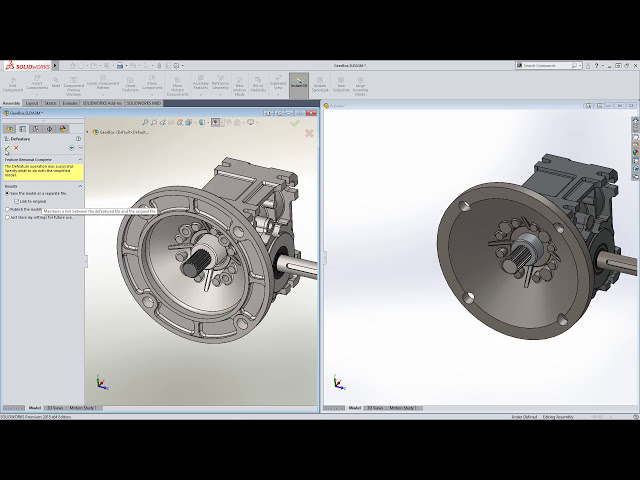 فیلم آموزشی: SOLIDWORKS 2018 Defeature با زیرنویس فارسی