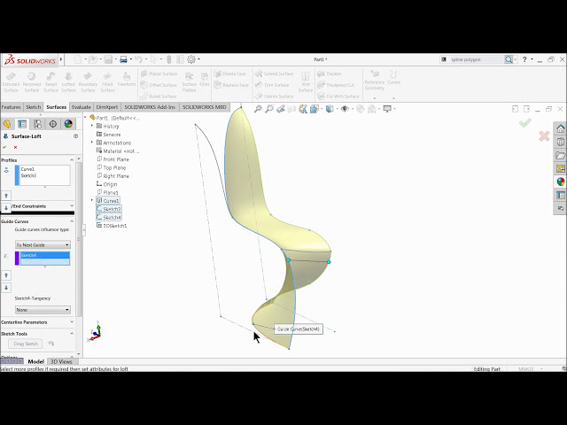 فیلم آموزشی: آموزش Solidworks | صندلی پانتون طرح (Advanced Surfacing) در Solidworks با زیرنویس فارسی