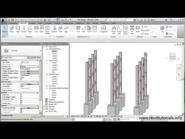 فیلم آموزشی: مدلسازی سازه های بتنی پیش ساخته در Revit - مدلسازی تیرهای سازه های بتنی پیش ساخته با زیرنویس فارسی