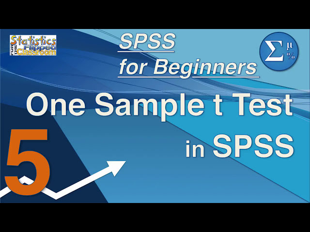 فیلم آموزشی: 05 آزمون t تک نمونه در SPSS – SPSS برای مبتدیان با زیرنویس فارسی