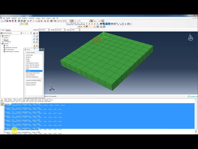 فیلم آموزشی: ساخت فایل ورودی abaqus با استفاده از ngen، elgen، nfill