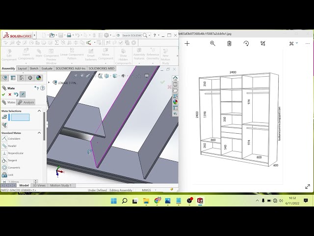 فیلم آموزشی: چگونه با استفاده از Solidworks یک کمد لباس درهای کشویی بسازیم