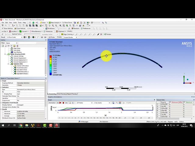 فیلم آموزشی: شکل دهی کششی - میز کار Ansys: آموزش 14 با زیرنویس فارسی