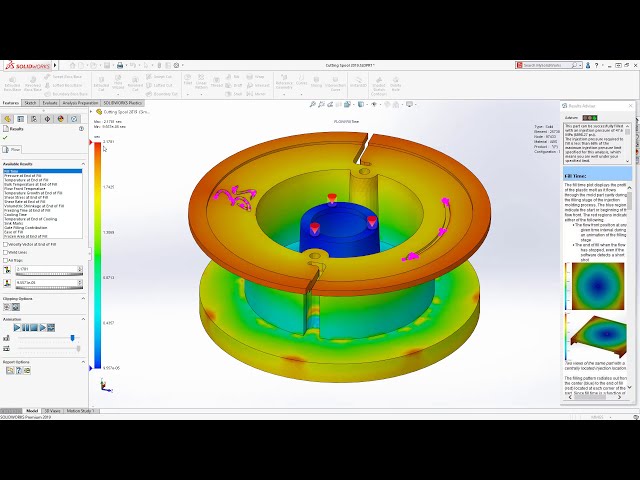 فیلم آموزشی: نمای کلی SOLIDWORKS Plastics 2019 با زیرنویس فارسی