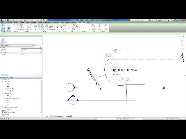 فیلم آموزشی: Revit - ایجاد کمان در خطوط خصوصی با زیرنویس فارسی