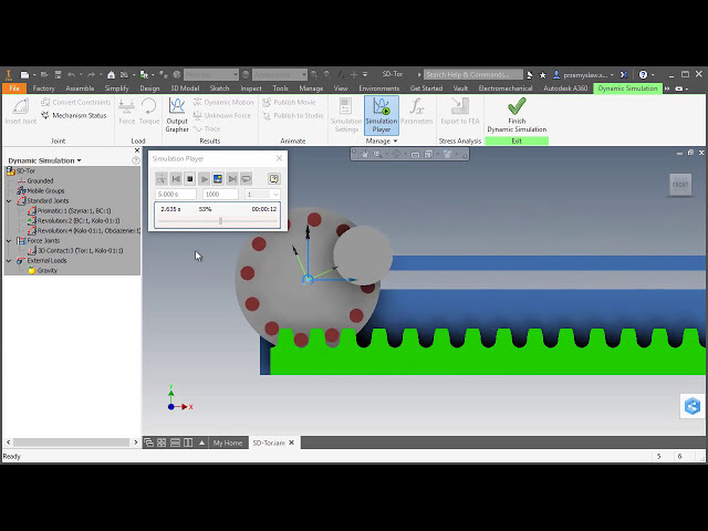 فیلم آموزشی: Autodesk Inventor - شبیه سازی پویا