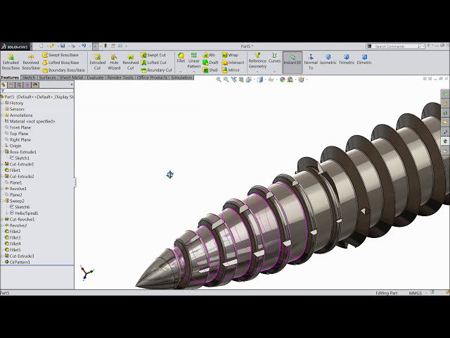 فیلم آموزشی: آموزش Solidworks | طرح پیچ ورق فلزی در Solidworks با زیرنویس فارسی