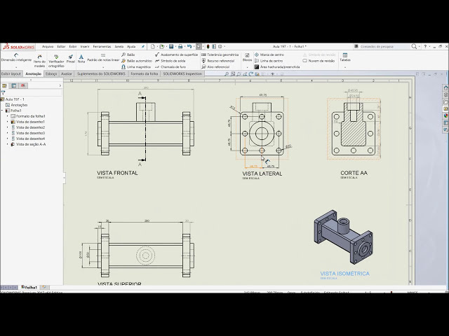 فیلم آموزشی: کلاس 198 - طراحی روی ورق - Solidworks - Marcelo Pereira با زیرنویس فارسی