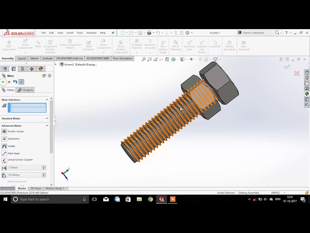 فیلم آموزشی: آموزش Solidworks | آموزش پیچ و مهره سالیدورکس | Solidworks (ویژگی نخ جدید)