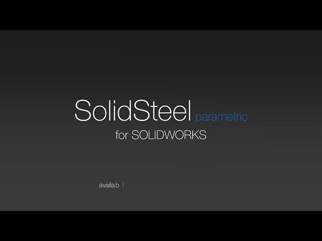 فیلم آموزشی: طراحی سازه فولادی با SOLIDWORKS - SolidSteel پارامتریک، 3D CAD Steelwork، تیزر شماره 5