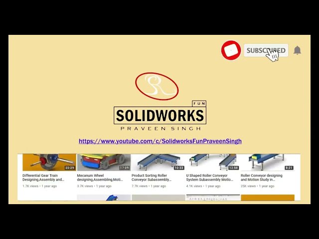 فیلم آموزشی: مطالعه حرکت مجمع طراحی نوار نقاله جهت جعبه در Solidworks با سنسور مجاورت با زیرنویس فارسی