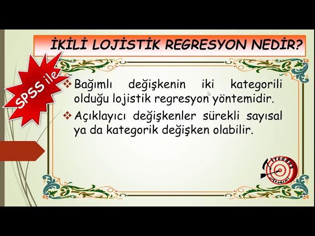 فیلم آموزشی: نحوه تفسیر تحلیل رگرسیون لجستیک باینری باینری SPSS | تجزیه و تحلیل داده های SPSS