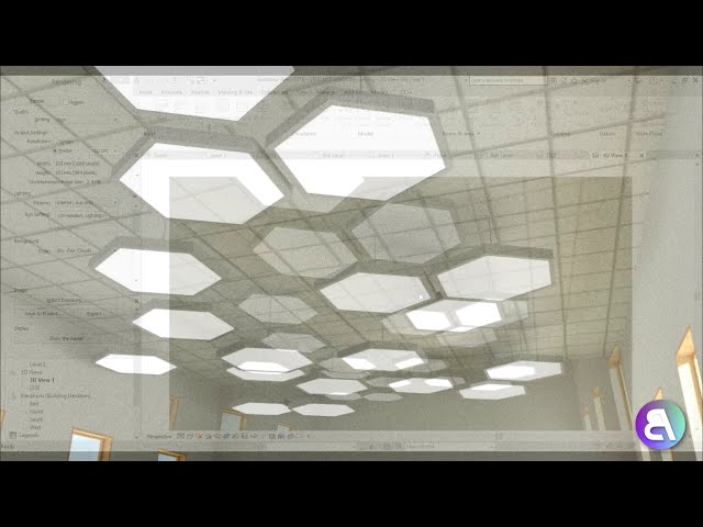 فیلم آموزشی: آموزش طراحی سقف شش گوش در Revit با زیرنویس فارسی