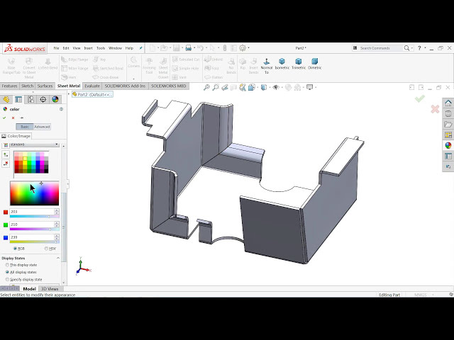 فیلم آموزشی: آموزش Solidworks مبانی ورق فلز