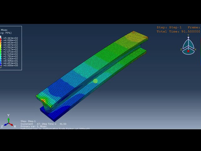 فیلم آموزشی: آموزش پایه Abaqus - نحوه ایجاد فایل فیلم یا فایل انیمیشن در Abaqus