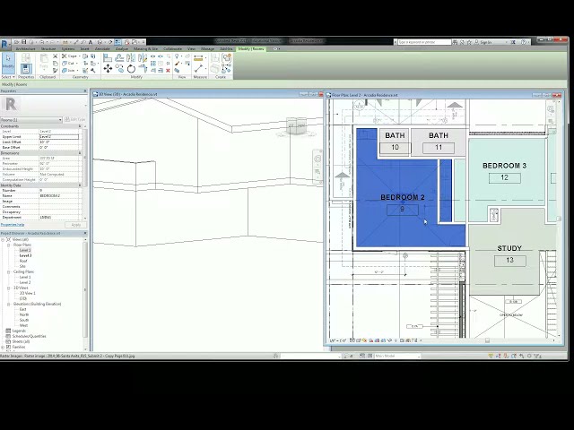 فیلم آموزشی: Revit Room Bounding با زیرنویس فارسی