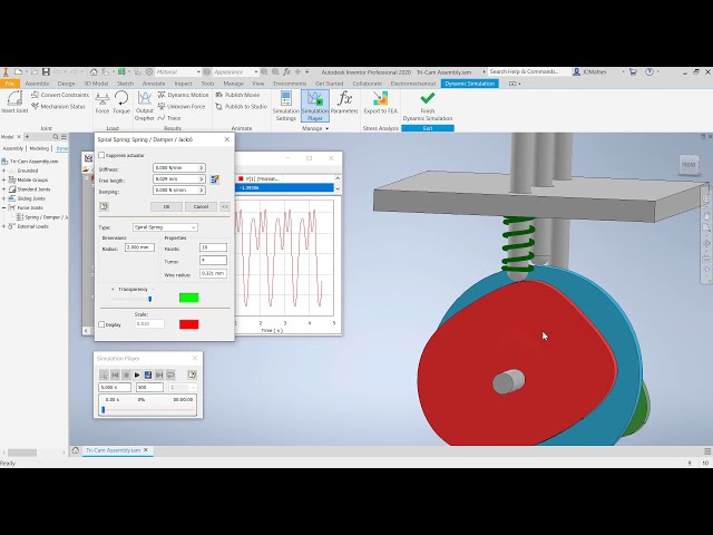 فیلم آموزشی: دوربین‌ها در Autodesk Inventor Professional - Dynamic Simulation با زیرنویس فارسی