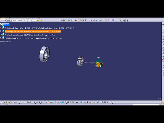 فیلم آموزشی: کاتالوگ قطعات استاندارد DIN توسعه یافته برای Catia V5 (پیچ و مهره، بلبرینگ، کلید پر...)